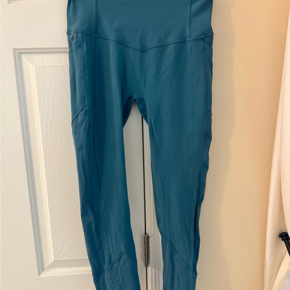 Lululemon Athletica Blue High-Waisted Leggings